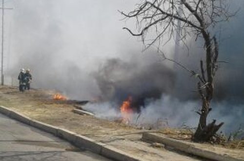SON DƏQİQƏ: Bakıda yanğın - Külək alovu söndürməyə imkan vermir/FOTO