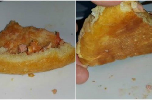 Bakının mərkəzində Pizza adı ilə bunu satdılar... - FOTOLAR