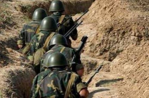 Ordumuz iriçaplı pulemyotlardan atəşə tutuldu