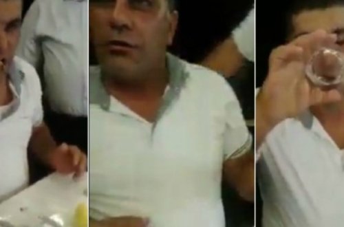 Azərbaycanlı kişi mərcə girib böcək yedi (VİDEO)