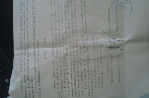 Azərbaycanda məhkəmə ölüyə pul cəzası təyin edib - FOTO