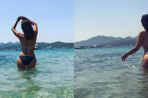 Azərbaycanlı modelin dənizdə YARIÇILPAQ FOTOLAR YAYILDI