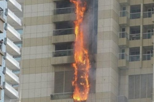 Dubayda mehmanxanada yanğın baş verib