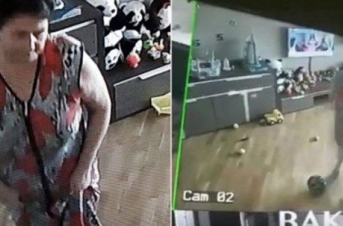 Diqqət! Bakıda qeyri-adekvat dayə peyda olub (VİDEO)