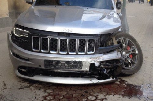 Mərakeş səfirliyinə məxsus avtomobil qəza törətdi