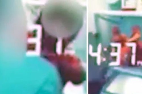 Anadan körpəsinə ağlasığmaz işgəncə - Video