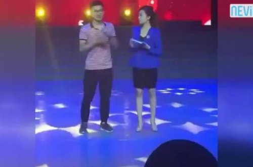 Canlı yayımda bədbəxt hadisə: gənc qız... - VİDEO