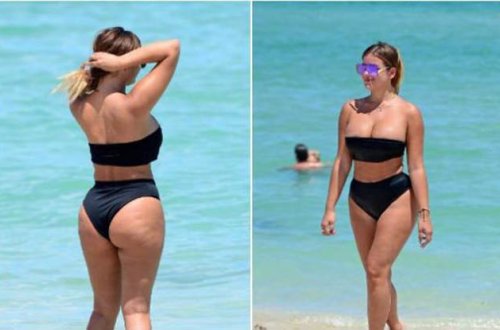 Rus gözəl bu dəfə də bikinidə göz oxşadı - Foto