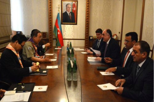 Elmar Məmmədyarov BMT-nin sabiq baş katibi ilə görüşdü