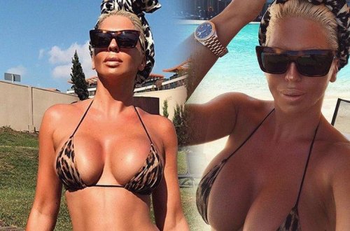 Yeni yaşı üçün seksual paylaşımlar etdi - fotolar