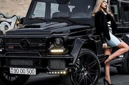 Azərbaycanın varlı qızları lüks maşınlarla – Bahalı nömrələr – VİDEO