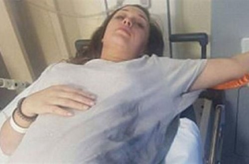 Hamilə qadın yatarkən telefonu partladı və... - Diqqətli olun!