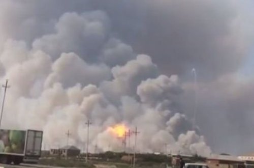 DYP-dən Siyəzəndəki partlayışla bağlı xəbərdarlıq: yol bağlanıb