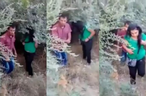 Arvadını yad kişi ilə qəbristanlıqda yaxaladı və... - O görüntülər...