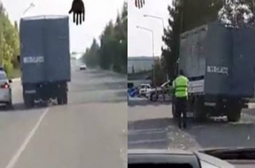 Postda yol polisinin üzərinə avtomobil sürən sürücü həbs edildi
