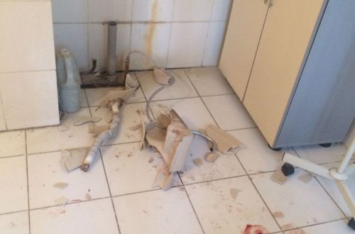 Sərxoş şəxs Goranboy xəstəxanasına ziyan vurub, tibb işçilərinə xəsarət yetirib