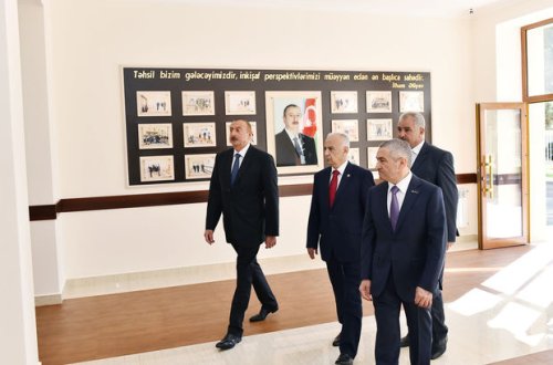 İlham Əliyev 74 nömrəli məktəbdə – YENİLƏNİB + FOTO
