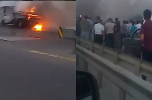 Bakı-Ələt yolunda dəhşətli qəza - heç kim kömək edə bilmədi (VİDEO)