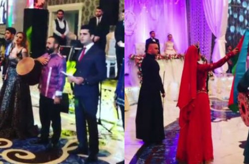 Azərbaycanda toyda maraqlı anlar: Hamı ayağa qalxdı – VİDEO