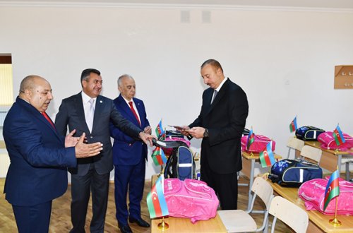 İlham Əliyev Nərimanovda - Fotolar