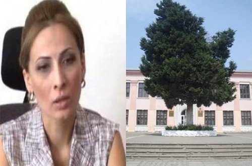 Sumqayıtda məktəb direktoru jurnalistə: 