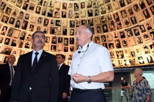 Zakir Həsənov “Yad Vaşem” memorial kompleksini ziyarət edib – FOTO
