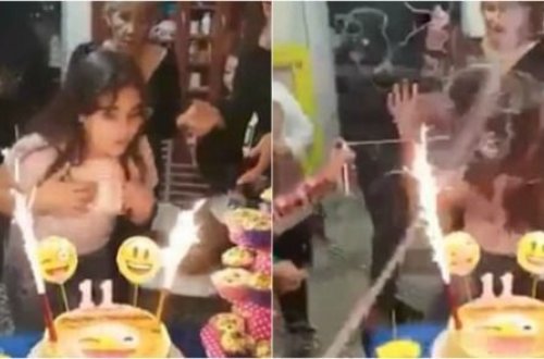 Ad günündə bədbəxt hadisə - VİDEO