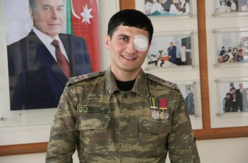 Mehriban Əliyeva yaralı zabitin müalicəsini üzərinə götürdü