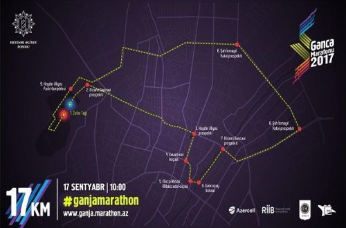 Bu gün “Gəncə Marafonu - 2017” start götürür