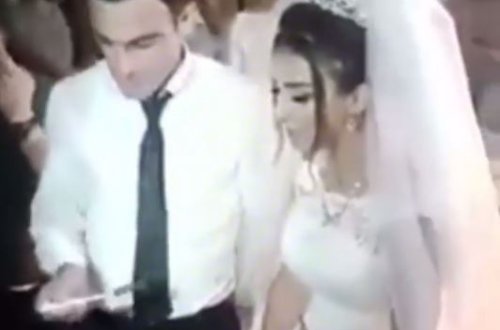 Azərbaycanda bəy toyda biabırçılıq etdi (VİDEO)