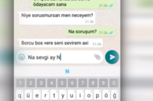 57 yaşlı qadının 21 yaşlı oğlanla yazışması ÜZƏ ÇIXDI: Sevgi MACƏRASI aşkarlandı - VİDEO