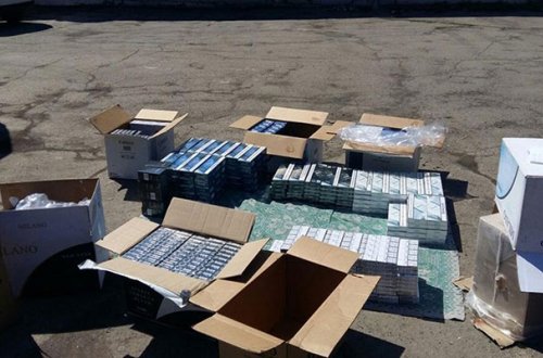 Külli miqdarda siqaretlər aşkar edildi