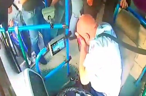Avtobus sürücüsü vəhşicəsinə döyən şəxs tutuldu