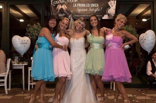 Qadın toyuna minlərlə avro xərclədi - ÖZÜ İLƏ EVLƏNİR - FOTOLAR