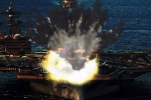 Şimali Koreya ABŞ gəmisini “vurdu” - Video