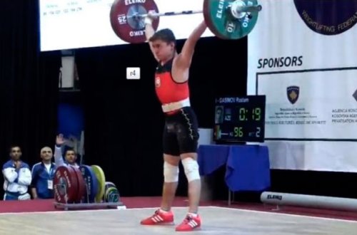 İdmançımız rekord yeniləyərək Avropa çempionu oldu