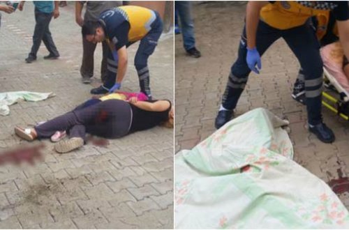 Evli qadın və qızı güllələndi: 6 yaşlı körpəsi can verdi - FOTOLAR