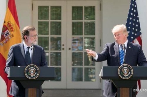 Donald Tramp İspaniyanın baş nazirini prezident kimi təqdim etdi