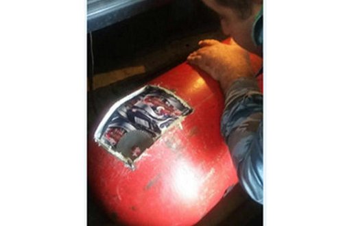 Gürcüstandan gələn avtomobilin çənindən görün nə çıxdı - VİDEO