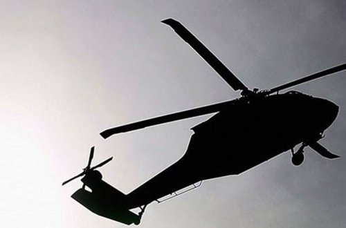 İranda hərbi helikopter qəzaya uğradı