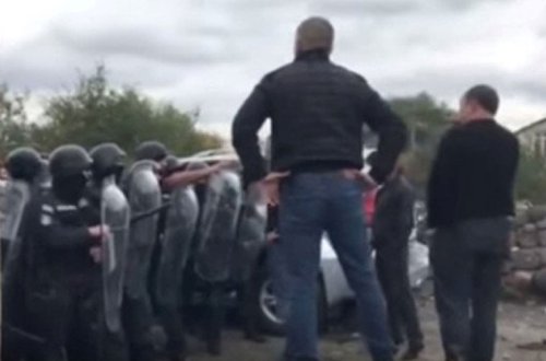 Cavaxkedə gərginlik artır — Polis erməniləri döydü + FOTO, VİDEO