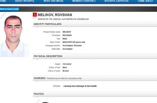İnterpol azərbaycanlını axtarışa verdi