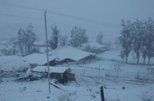 Azərbaycana güclü qar yağdı, bəzi dağ kəndləri işıqsız qaldı – FOTOLAR