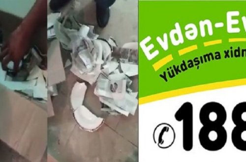 Yükdaşıma xidməti vətəndaşa 3000 manat ziyan vurdu - FOTO+VİDEO