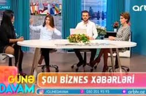 Afaq Aslan canlı efirə açıq-saçıq geyimdə gəldi - VİDEO