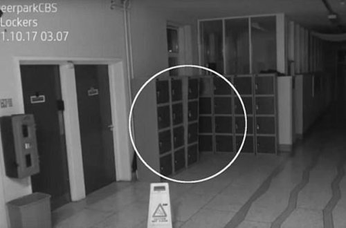 Ruh məktəb kamerasına belə düşdü - Video