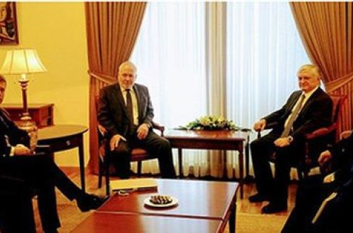 Həmsədrlər Ermənistanın XİN rəhbəri ilə görüşüblər