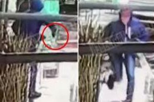 Rusiyada iş adamının öldürülmə anı – Video/18+