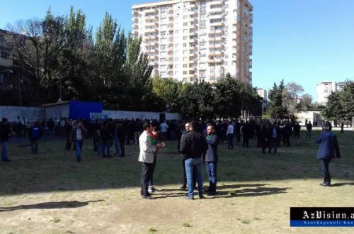 Mitinq başa çatmamış “Məhsul”u tərk etdilər - FOTOLAR+VİDEO