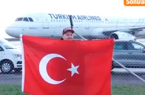 Türkiyə millisini də 1 azarkeş qarşıladı - Video